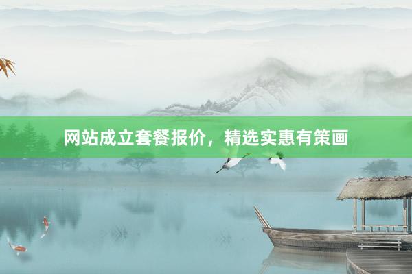 网站成立套餐报价，精选实惠有策画